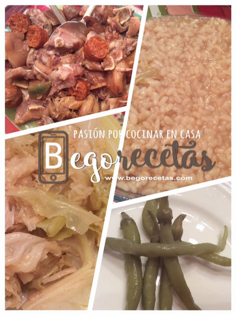 Sacramentos, repollo, arroz y guindillas