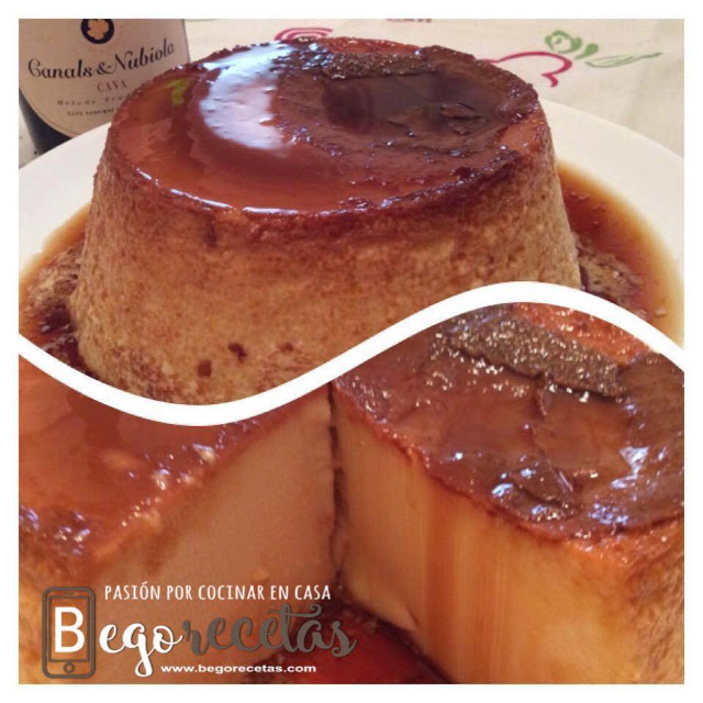 Flan de huevo en olla programable