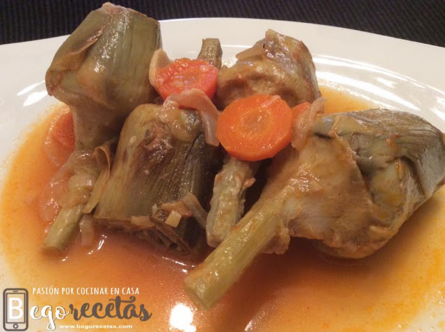 Alcachofas en escabeche