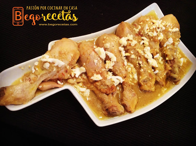 Pollo en pepitoria