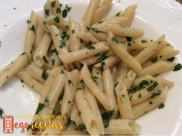 Macarrones "Aglio e Olio "