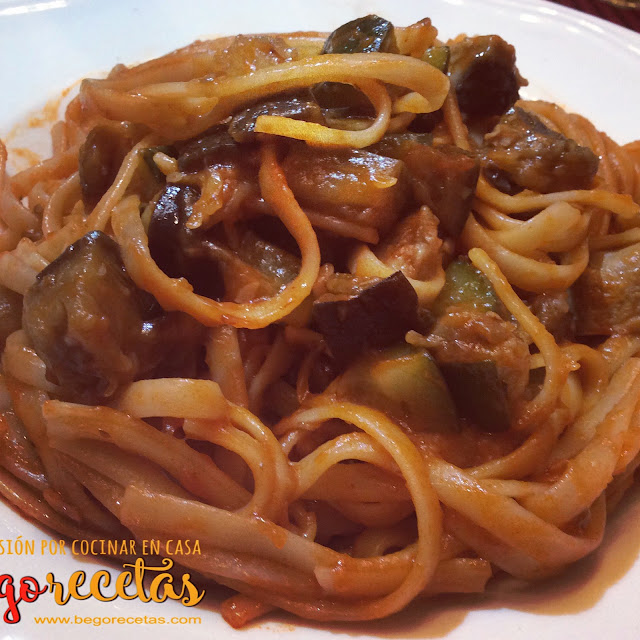 Pasta con verduras