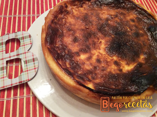 Tarta de queso estilo "La Viña"