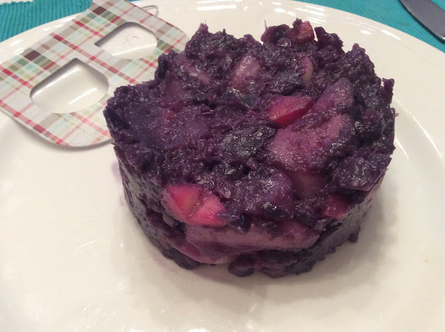 Lombarda con manzana