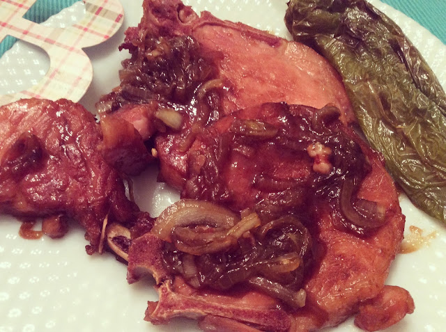 Chuletas de Sajonia al Pedro Ximénez