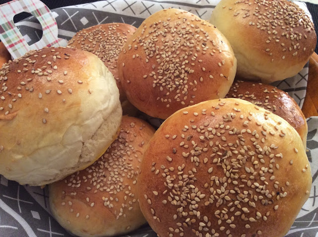Panecillos de hamburguesa