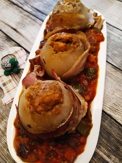 Cebollas rellenas - Chupchup Matic o slowpot